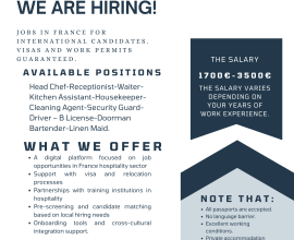 Punë në Evropë – Viza dhe leje pune të garantuara!